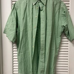 F.A.MacCLURE✨Men's Green Checkered Button Down Shirt ✨L